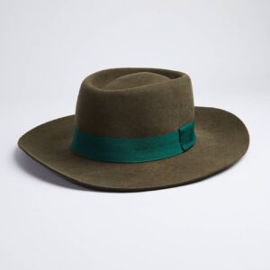 Valencia Country Style Green Felt Hat