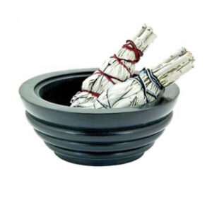 Stone Smudge Pot and Charcoal Burner