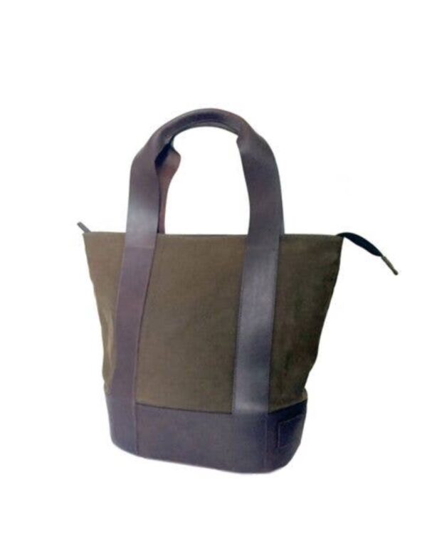 Leather and Canvas Tote
